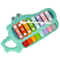 1. Bam Bam Pianinko Cymbałki 2w1 Krokodylek 492794