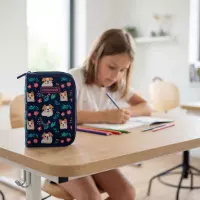 4. AstraBag Piórnik AC1 Pojedynczy Dwuklapkowy bez Wyposażenia Dear Puppy 503026014