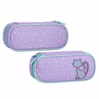 2. Starpak Piórnik Szkolny Tuba Usztywniana Glitter Cat 576221