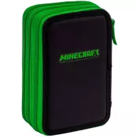 3. Astra Minecraft Piórnik Trzykomorowy Jumbo z Wyposażeniem Minecraft 503026074
