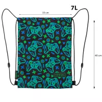 7. AstraBag Worek Szkolny Na Sznurkach AD1 Game On 507026010
