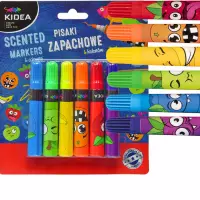 1. Kidea Pisaki Zapachowe 6 kolorów 070336