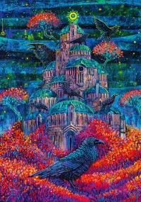 4. Good Loot Imagination Puzzle: Roch Urbaniak Twierdza Pani Kruków / Raven Queen's Fortress (1000 elementów)