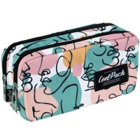 1. CoolPack Primo Piórnik Saszetka Podwójna Art Deco F105576
