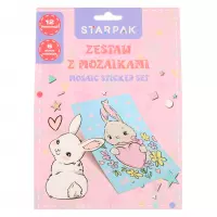 1. Starpak Zestaw Kreatywny Książeczka z Mozaikami Rabbit 582146