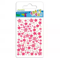 1. Craft With Fun Ozdoba Dekoracyjna Kwiatki Kryształki Samoprzylepne 382477