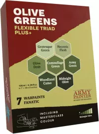 1. The Army Painter: Flexible Triad PLUS+ - Olive Greens