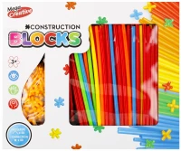 12. Mega Creative Klocki Konstrukcyjne Słomki 100 Elementów 483251