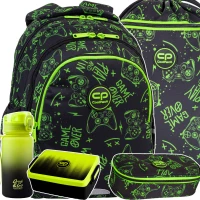 2. CoolPack Zestaw Szkolny Game Night 5el. Plecak Jerry F029711 + Piórnik F062711 + Worek F070711 + 536877 + Z07510