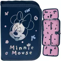 2.  Paso Piórnik Dwuklapkowy bez Wyposażenia Disney Myszka Minnie z Kokardą DM25EE-P001BW