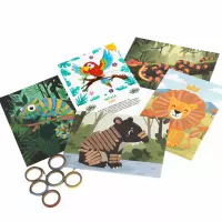 6. Kidea Zestaw Kreatywny Design Studio Animals 607372