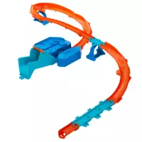 2. Mattel Hot Wheels Track Creator Tor Super Skok Zestaw z Napędem JDB49
