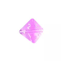 3. Komplet kości REBEL RPG - Mini Kryształowe - Fioletowe