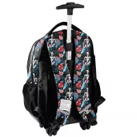 2. Paso Plecak Szkolny Na Kółkach Spider Man Black SP25WW-997