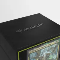 7. Gamegenic: Magic the Gathering - Secrets of Strixhaven - Squire PLUS 100+ XL - Pudełko na Karty - Black/Green