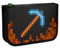 4. Starpak Piórnik Dwuklapkowy z Wyposażeniem Pixel Game Kilof 485869