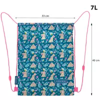 5. AstraBag Worek Szkolny Na Sznurkach AD1 Candy Bunny 507026001