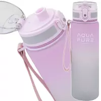 3. Astra Aqua Pure Bidon 600ml Różowo-Szary 511025016