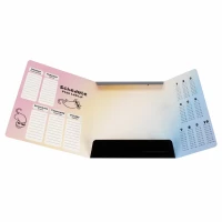 3. Starpak Teczka z Gumką A4 Czarny Kotek Holo 536509