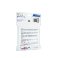 2. Gamegenic: Matte Mini Square-Sized Sleeves (53x53 mm) - Koszulki na Karty 50 sztuk
