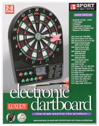 1. Mega Creative Elektroniczna Tarcza z Rzutkami 572396