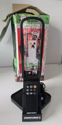 3. OUTLET Stojak na Słuchawki Z Podświetleniem RGB + Pilot Zdalnego Sterowania Minecraft