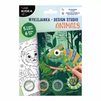 1. Kidea Zestaw Kreatywny Design Studio Animals 607372