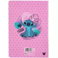 1. Coolpack Zeszyt A5 32 kartki 3linia kolorowa Stitch Pink 77983PTR