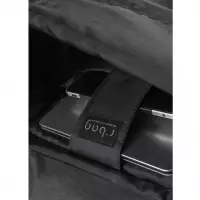 12. R-Bag Plecak Męski na Laptopa 15" z USB Packer Black Z011
