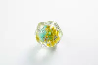 3. Gamegenic: Embraced Series - RPG Dice Set - Kości do Gry - Green Skull