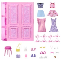 7. Mattel Barbie Garderoba Szafa Marzeń HXD59 