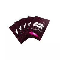 1. Gamegenic: Star Wars Unlimited Card Game - Art Sleeves - Koszulki na Karty - Card Back Magenta