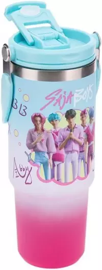 3. Kubek Termiczny z Uchwytem  K-POP Demon Hunters - Saja Boys