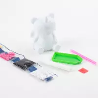 2. Kidea Zestaw Kreatywny Wyklejanie Cekin Panda 580527