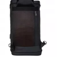 4. R-Bag Plecak Męski na Ramię z USB Depo Black Z081