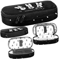 1. BeUniq Piórnik Tuba Usztywniona Minnie Mouse Black DM25MC-013