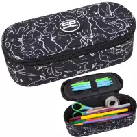 3. Coolpack Campus Piórnik Tuba Usztywniona z Organizerem Black Cats F062894