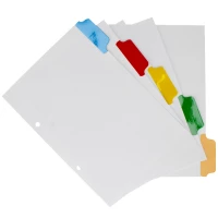 3.  STARPAK Przekładki Do Segregatora Kartonowe Kolorowe A5 131561