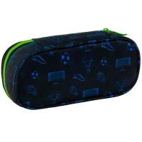 2. AstraBag Piórnik AC6 Saszetka Usztywniona Ombre Football 503026069