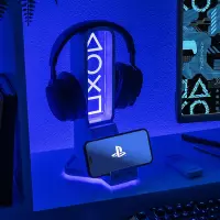 9. Stojak na Słuchawki Z Podświetleniem RGB + Pilot Zdalnego Sterowania Playstation