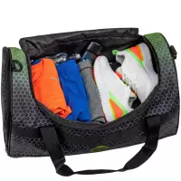9. AstraBag Torba Sportowa Hexagon Green Ombre 506026006