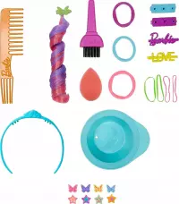 5. Mattel Barbie Glowa do Stylizacji Kręcone Wlosy hmd79