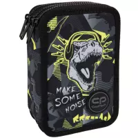 1. CoolPack Jumper 3 Piórnik Trzykomorowy Z Wyposażeniem Dinopark F067966