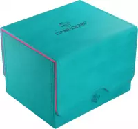 1. Gamegenic: Sidekick 100+ XL Convertible - Pudełko na Karty - Teal/Pink