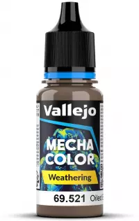 1. Vallejo: 69.521 - Mecha Weathering - Oiled Earth Wash (17 ml)