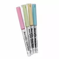 2. Starpak Marker Akrylowy w Pędzelku 4 kolory Pastel 548337