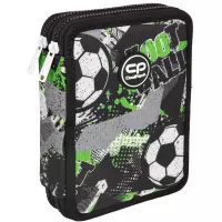 1. CoolPack Jumper XL Piórnik Dwukomorowy Z Wyposażeniem Let's Gol F077674