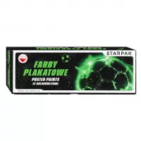 1. Starpak Farby Plakatowe 12 Kolorów 20ml Football 586310