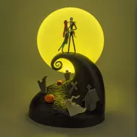 3. Lampka - Diorama Miasteczko Halloween 