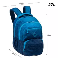5. ABag Plecak Szkolny AB200 Hexagon Blue Ombre 502026039